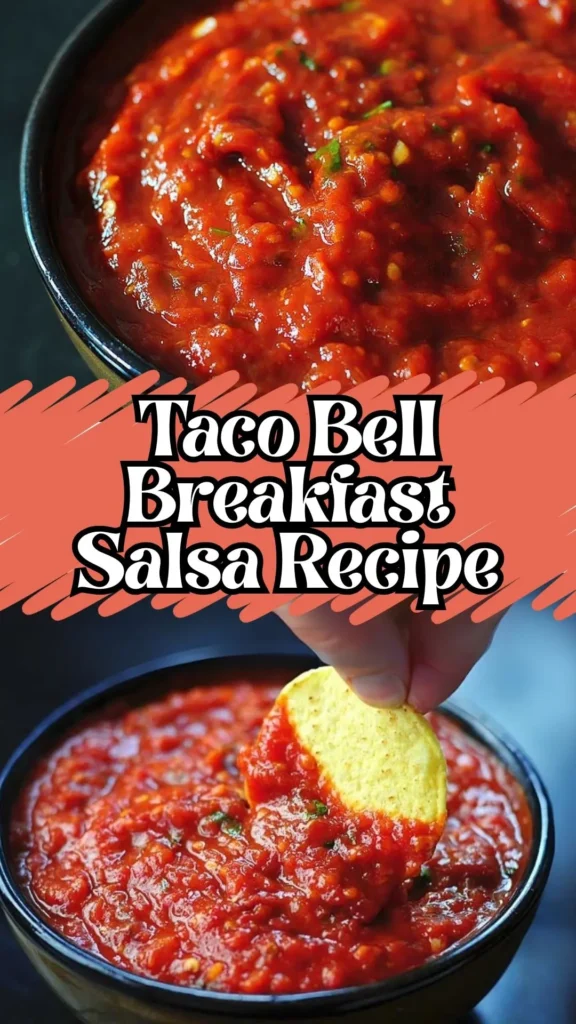 Taco Bell Breakfast Salsa