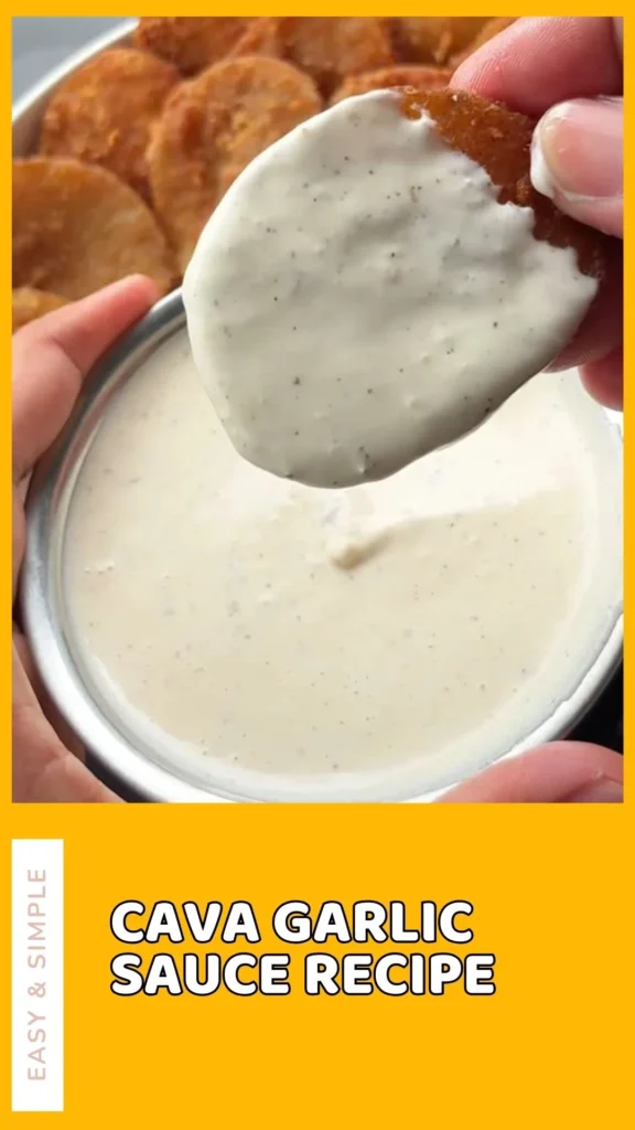 Creamy Mediterranean Garlic Sauce - Better Than Cava!