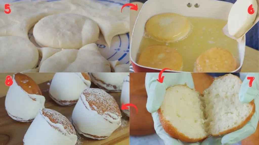 How to make Korean Milk Cream Donut