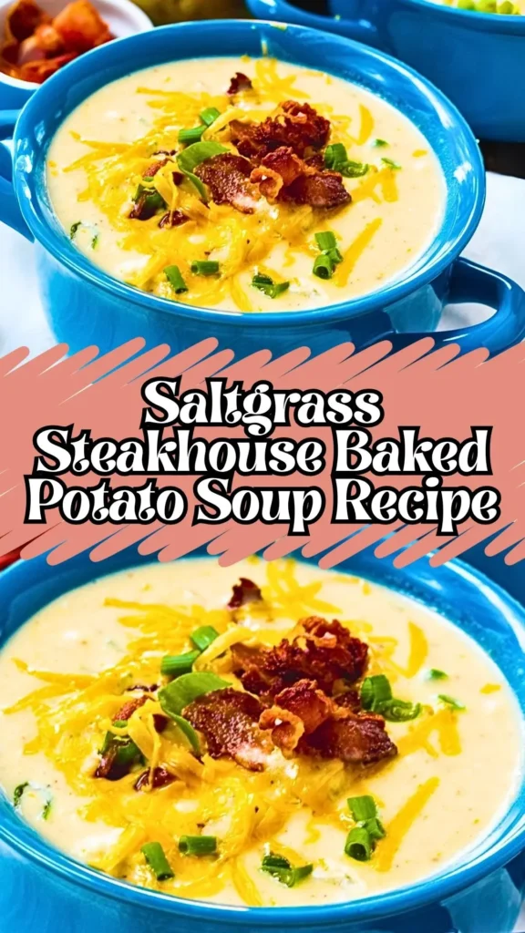 Saltgrass Steakhouse Baked Potato Soup