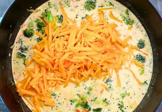 Add Cream and Cheese