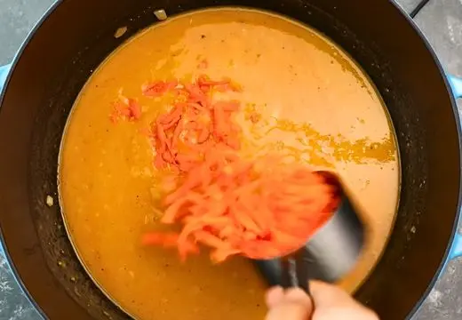 Add Liquids and Vegetables