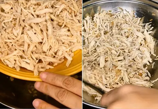 Combine Chicken with Onions