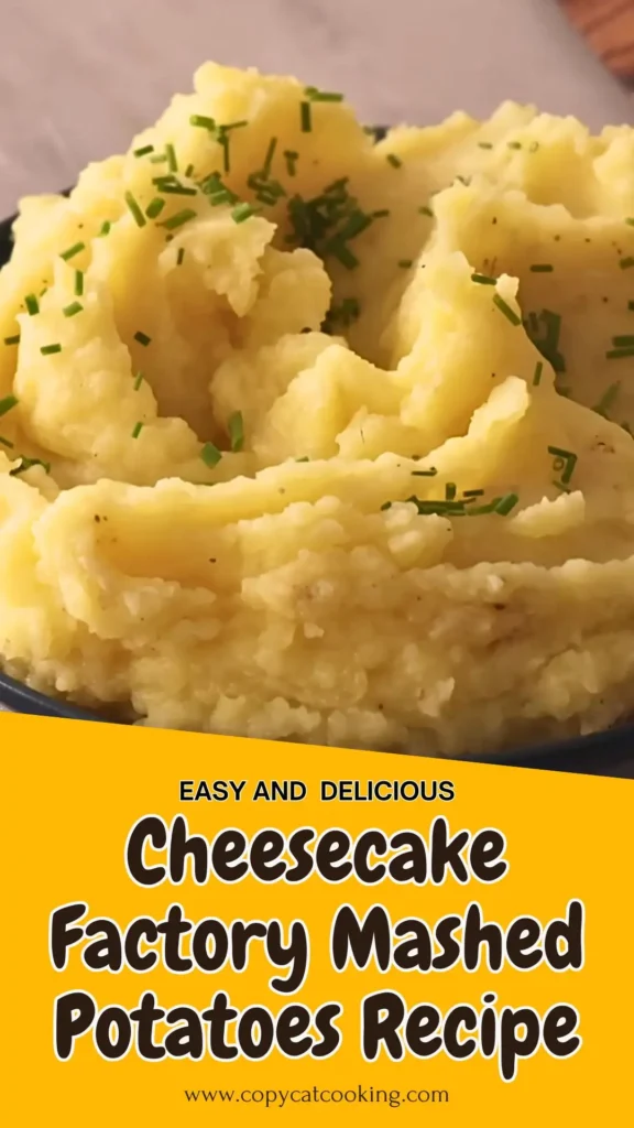 Copycat Cheesecake Factory Mashed Potatoes Recipe