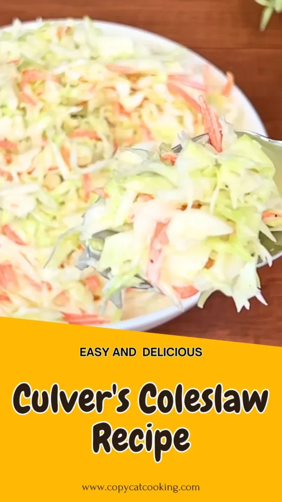 Copycat Culver's Coleslaw Recipe