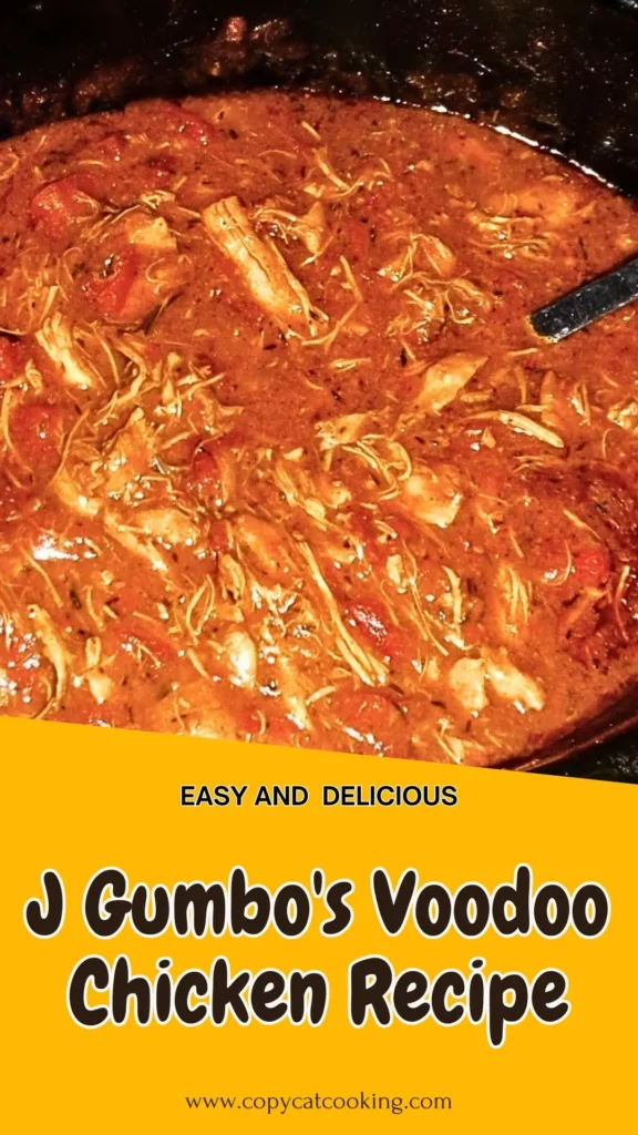 Copycat J Gumbo's Voodoo Chicken Recipe