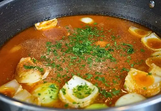 Drain and Finish with Butter Sauce