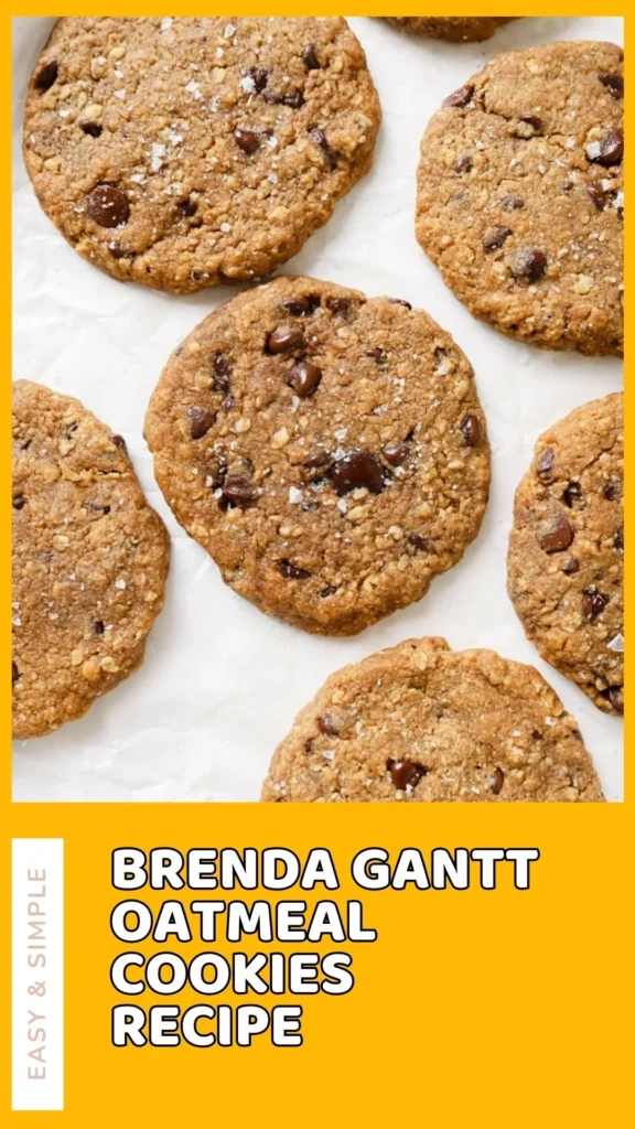Easy Brenda Gantt Oatmeal Cookies (Soft & Chewy)