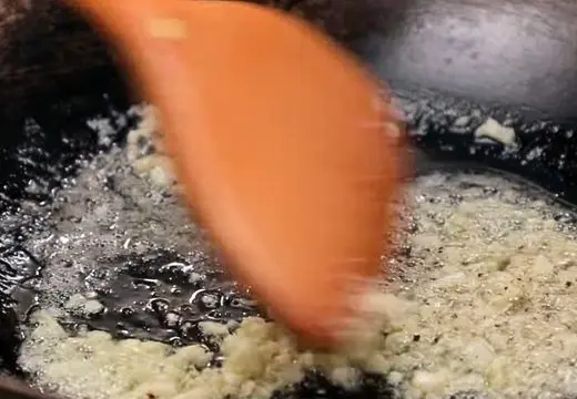 Fry the Garlic to Golden Perfection