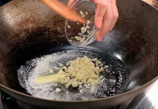 Melt the Butter and Start the Garlic