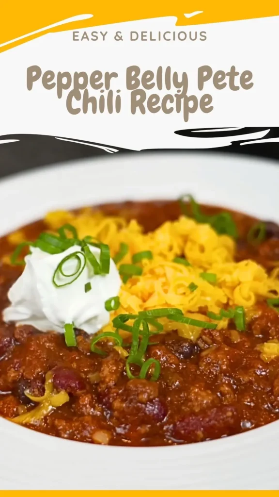 Pepper Belly Pete Chili