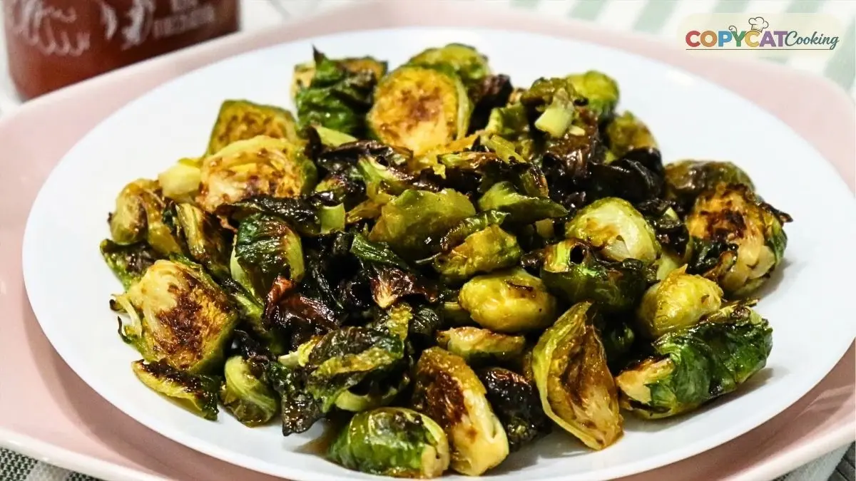 Perry's Steakhouse Sweet Sriracha Brussels Sprouts Recipe