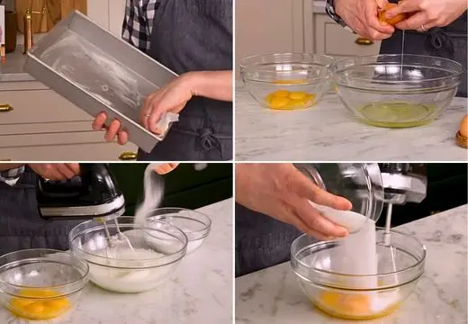 Preparing the Batter_ Mixing Yolks, Sugar, and Dry Ingredients