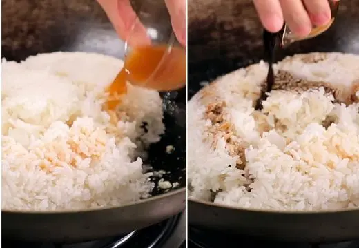 Season with Soy Sauce and Sesame Oil