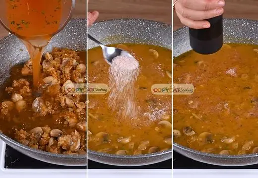 Add Liquid and Seasonings