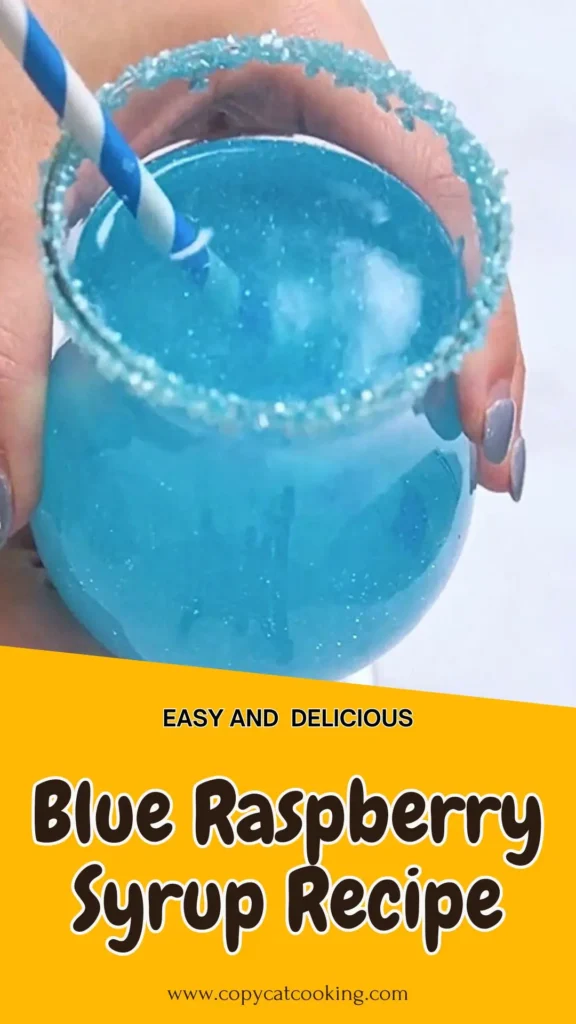 Copycat Blue Raspberry Syrup Recipe