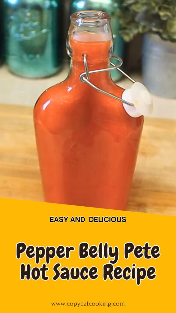 Copycat Pepper Belly Pete Hot Sauce Recipe