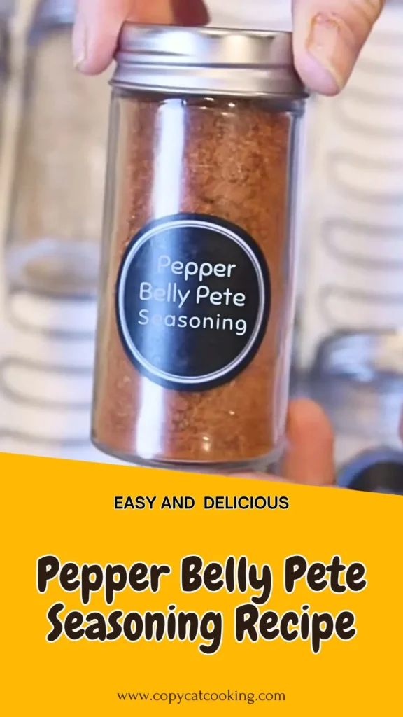Copycat Pepper Belly Pete Seasoning Recipe