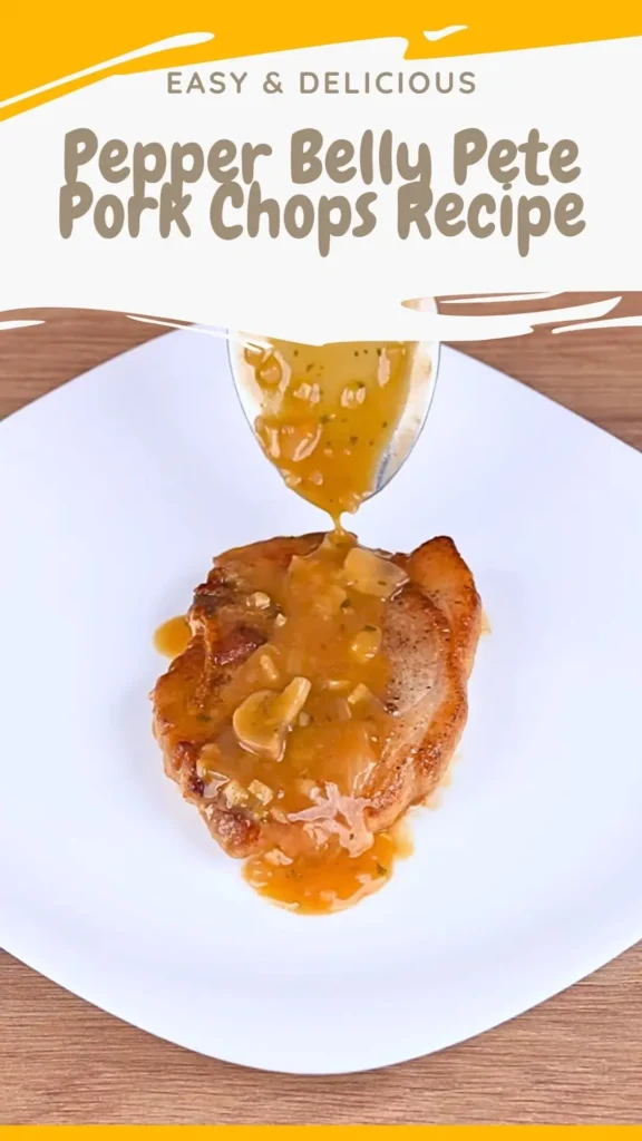 Pepper Belly Pete Pork Chops