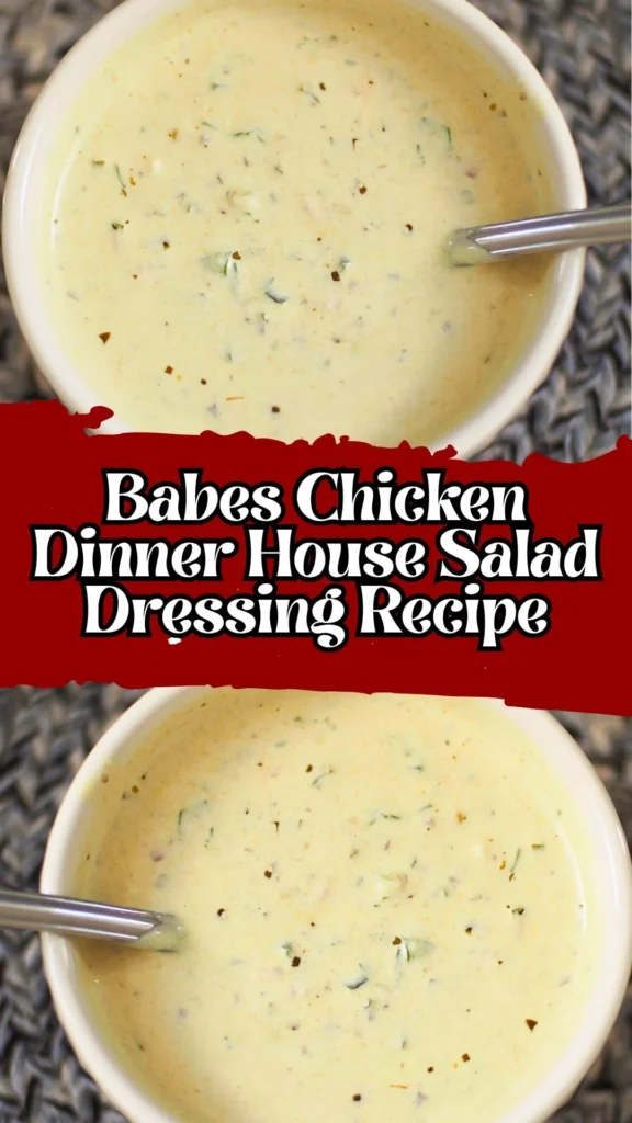 Babes Chicken Dinner House Salad Dressing