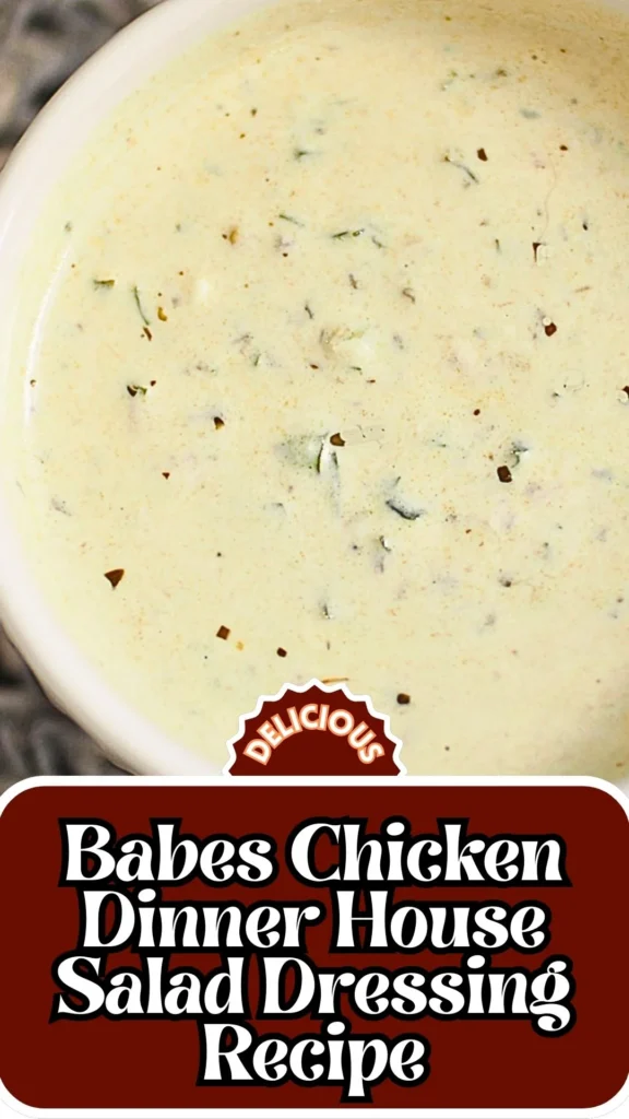 Copycat Babes Chicken Dinner House Salad Dressing Recipe