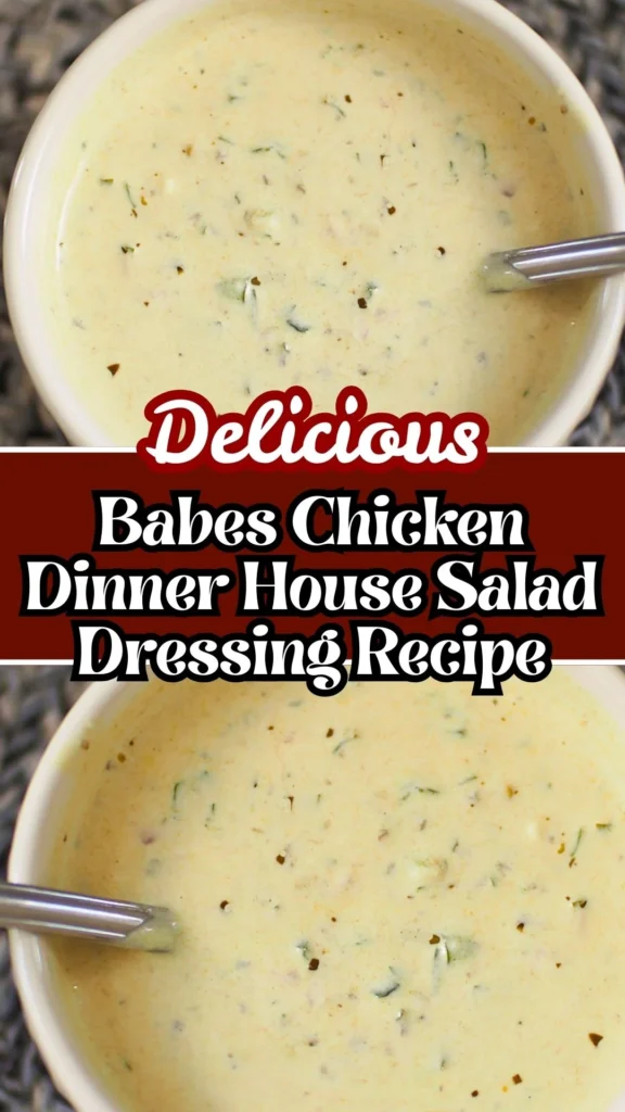 Delicious Babes Chicken Dinner House Salad Dressing