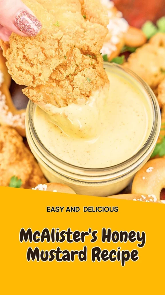 Copycat McAlister's Honey Mustard Recipe