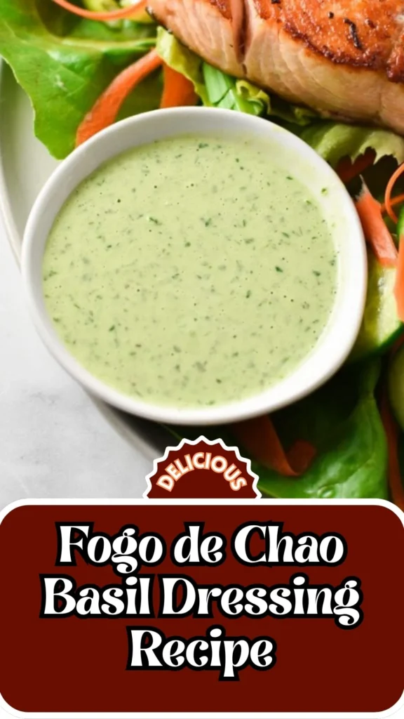 Copycat Fogo de Chao Basil Dressing Recipe