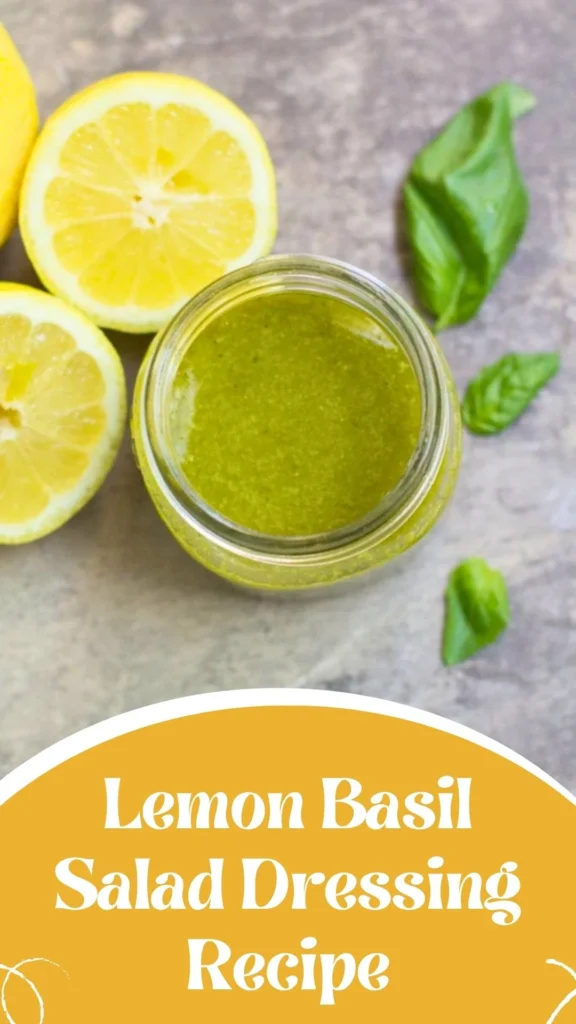 Copycat Lemon Basil Salad Dressing Recipe