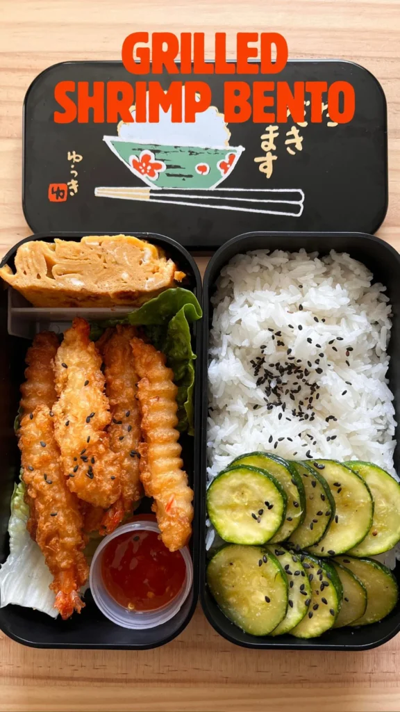 Grilled Shrimp Bento