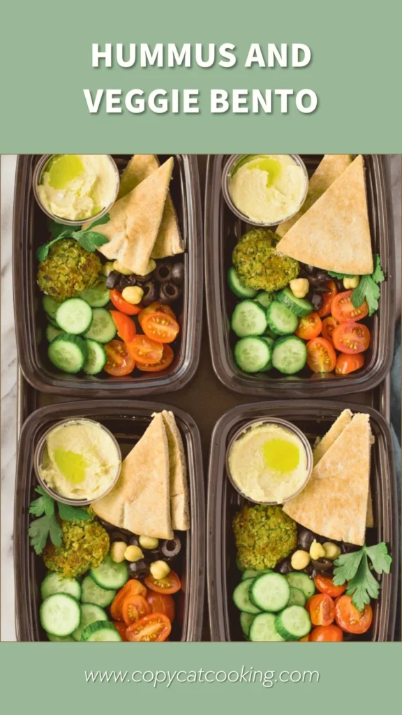 Hummus and Veggie Bento